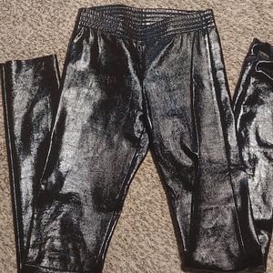 Drome pvc skinny black pants
